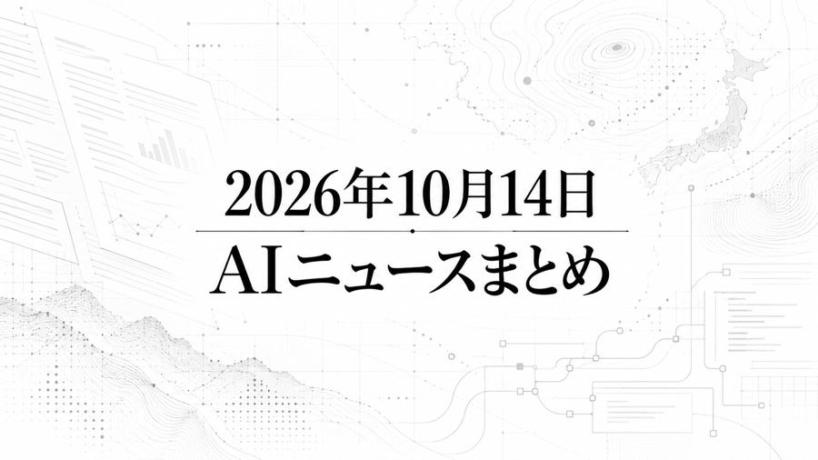 2026年10月14日のAIニュースまとめ